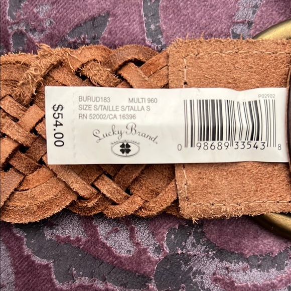 Lucky Brand Women’s Brown Woven Belt - Picture 4 of 4